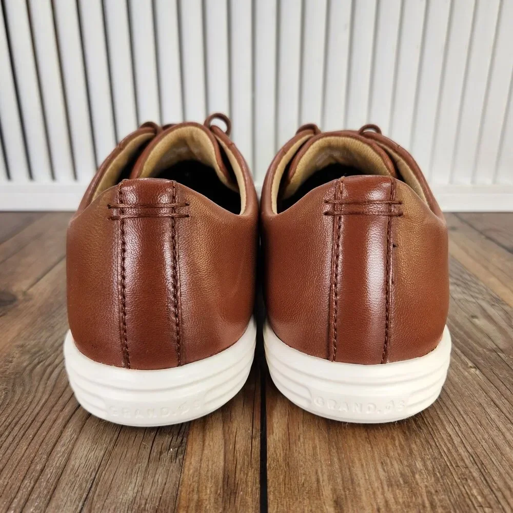 Cole Haan Grand Crosscourt II Sneakers Mens Size 11 M Brown Leather Shoes C26521